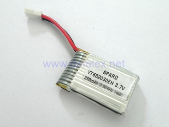 XK-K100 falcon helicopter parts battery 3.7v 250mah - Click Image to Close